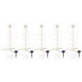 thumbnail image 1 of Yescom Munchkin Solar 2ft LED Spiral Tree Light 79 LEDs for Indoor Outdoor Holiday Christmas Decor Warm White 5 pack, 1 of 9