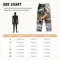 thumbnail image 3 of Balery Wolf Family Winter Wonderland Pantalones de pijama para mujer, pijamas ultraligeros, pantalones de estar por casa-Small, 3 of 6