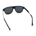 thumbnail image 5 of Polarized Mogul Mobster Flat Top Racer Mafia Plastic Fashion Sunglasses Matte Black Gunmetal - Black, 5 of 5