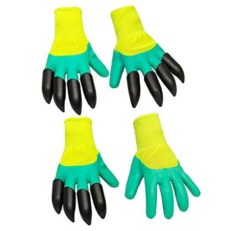 Beles Garden Genie Gloves Quick & Easy to Dig and Plant Safe for Rose Pruning, Digging & Planting Nursery Plants - As Seen On TV (2 (Best Rose Pruning Gloves)
