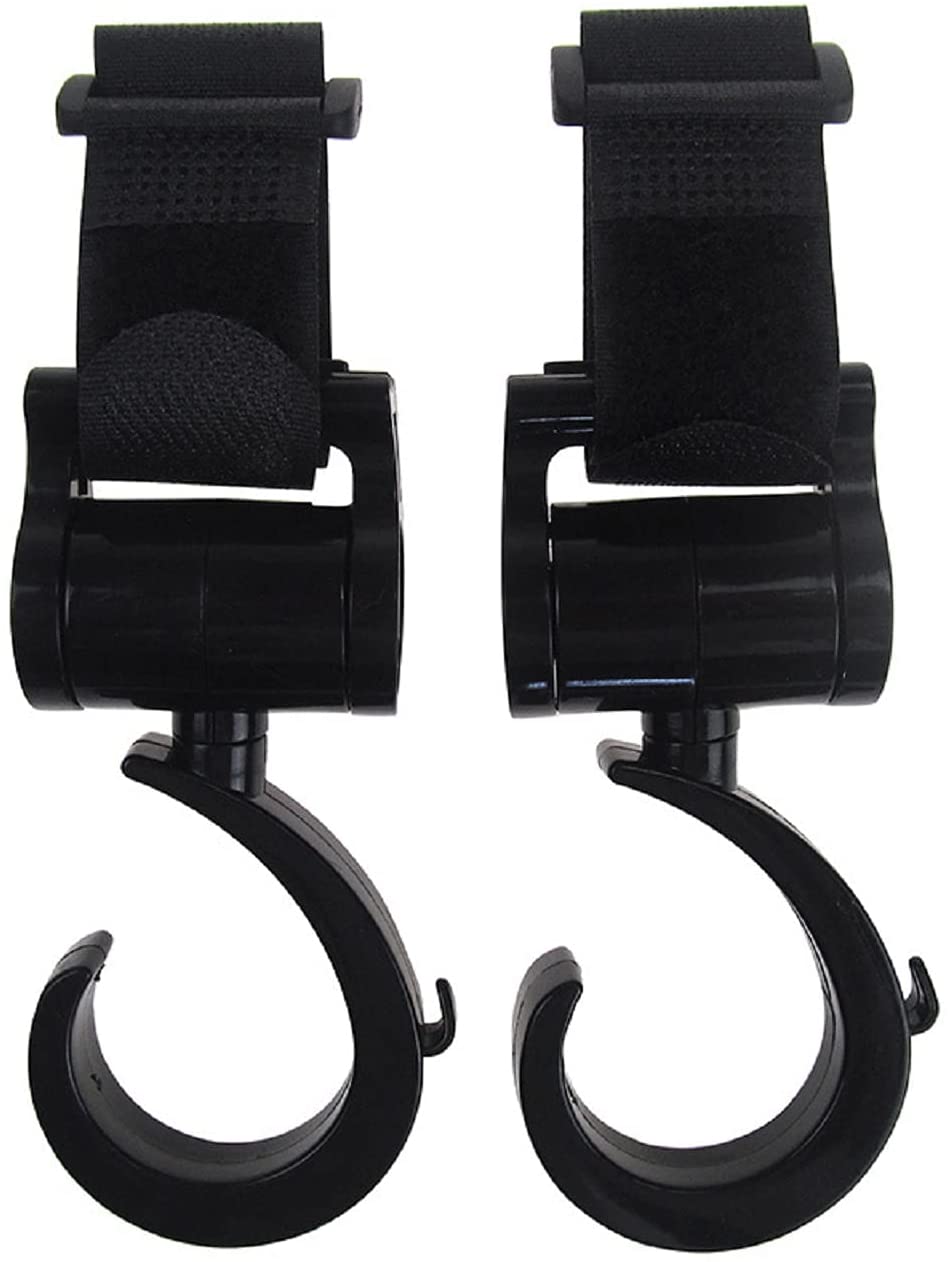 bangyoudaoo 2 x Universal Carabiner Hooks for Pushchairs, Universal