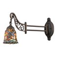 thumbnail image 1 of ElkGroup International 079-TB-12 Mix-N-Match 1-Light Swingarm Sconce In Tiffany Bronze, 1 of 4