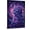 Frame-style, variant on Vibrant Galaxy Cat Canvas Wall Art Purple Blue Space Kitten Picture Starry Nebula Animal Print Artwork for Living Room Bedroom Bathroom Home Office Decor