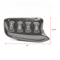 thumbnail image 3 of Tracker Boat Switch Panel 188783 | Triton CTX Black Gray, 3 of 4