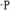 P, variant on Fenull Black Iron Metal House Letter A