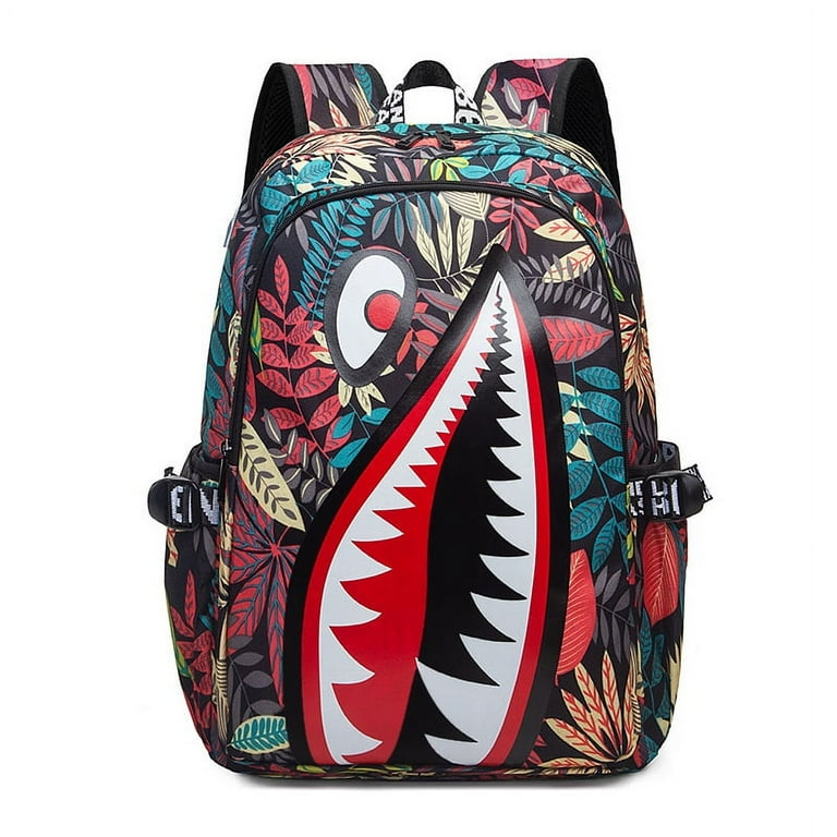 Bape shark bookbag best sale