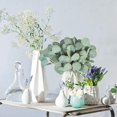 thumbnail image 5 of Visland 10PCS Fake Eucalyptus Leaves Stems, Artificial Greenery Stems for Home Wedding Greenery Decor Faux Eucalyptus Plant Bride Bouquet Vase Floral Wreath, 5 of 7