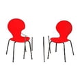 thumbnail image 1 of Giftmark 3012R Modern Childrens Table and  2 Chair Set with Chrome Legs - Red, 1 of 1
