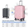 thumbnail image 4 of Hirioo Irregular Plaid for Elasticity Suitcase Cover (No luggage Included) Durable Luggage Protector Fits 18-32 Inch Luggage-Small, 4 of 7
