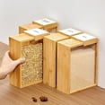 thumbnail image 3 of Mlkoz Kitchen Appliances, Wooden Cereal Storage Box, Friends Gifts, 3 of 5