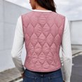 thumbnail image 4 of Edvintorg Women's Fleece Lined Waistcoat Winter Sleeveless Vest Casual Outerwear with Pockets Plus Size Womens Clothing, 4 of 8