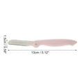 thumbnail image 2 of 1 Pc Folding Short Version Eyebrow Trimmer for Bathroom Travel Bedroom Pink ABS Stainless Steel, 2 of 4