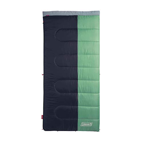 Sac De Couchage Coleman Extra Large Pour Temps Chaud (40°F) - Modèle Momie Bleu, Occasion