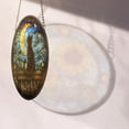thumbnail image 4 of Boho Black Cat and Crescent Moon Suncatchers for Windows, Ornament Window Hangings,Hand-Painted Glass Panel Perfect for Home Decorr, 2025, Holiday 2025, Holiday Decoration,, 4 of 6