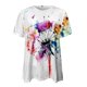 thumbnail image 4 of Blusa de manga corta de verano con cuello redondo para mujer a la moda, camisetas con estampado informal Fridja hjk3385, 4 of 4