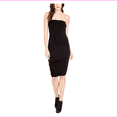 thumbnail image 2 of Rachel Roy Womens Solid Strapless Dress, Black, Small, 2 of 2