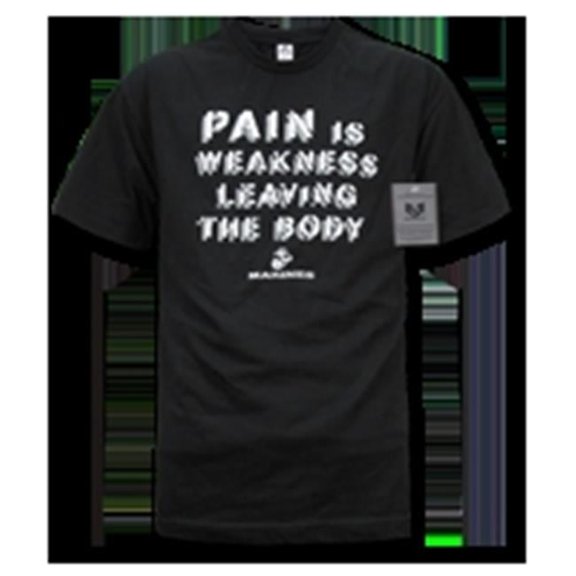 Military Graphics T-Shirt- Black- Large