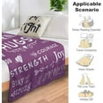thumbnail image 6 of Warm Hugs Gift Throw Blanket,Warm and Soft Hug Blanket Inspirational Throw Blanket,Sympathy Gift Cancer Chemo Survivor Get Well Caring Gifts for Women After Surgery with Positive Gifts, 6 of 6