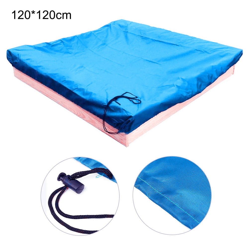 Leiyini Green Sandbox Covers Green Bunker Cover Sandpit Cover Pool Cover with Traction Rope 95 UV Resistant Childrens Toy Garden Small Pool Waterproof Sunshade Dustproof Protection Sandbox Cover 