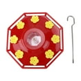 thumbnail image 1 of Comedero para colibríes al aire libre, comedero para colibríes de 16 oz, alimentador para colibríes a prueba de fugas, comedero para colibríes, los mejores materiales Jadeshay A, 1 of 8