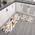 thumbnail image 2 of Halloween Ghost Pumpkin Pattern Kitchen Rugs Sets Of 2,Anti Fatigue Kitchen Mat Rugs Non Slip Washable,Decorative Kitchen Floor Mats for Kitchen,Sink,Laundry,17"x30"+17"x47", 2 of 7