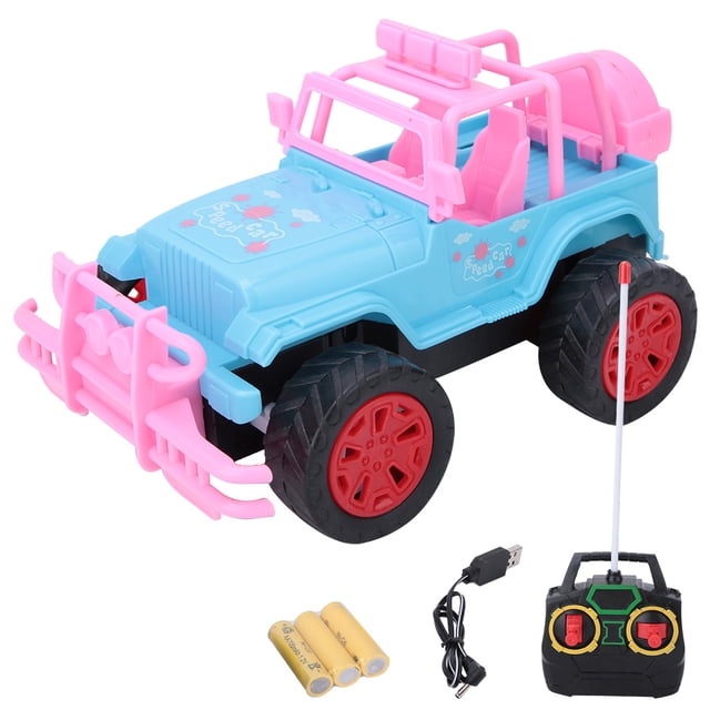 Coche de juguete con Control remoto para niños, escala 1: 20, vehículo de alta simulación, juguetes inteligentes (azul)
