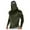 Army Green, variant on Hoodies for Men Sun Protection Lightweight Hoodies UPF 50 Fishing Hiking Shirt Cooling Quick Dry L