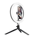thumbnail image 2 of CJ Tech 10" Selfie Ring Light with Bluetooth Shutter and Tripod - Black, 2 of 6