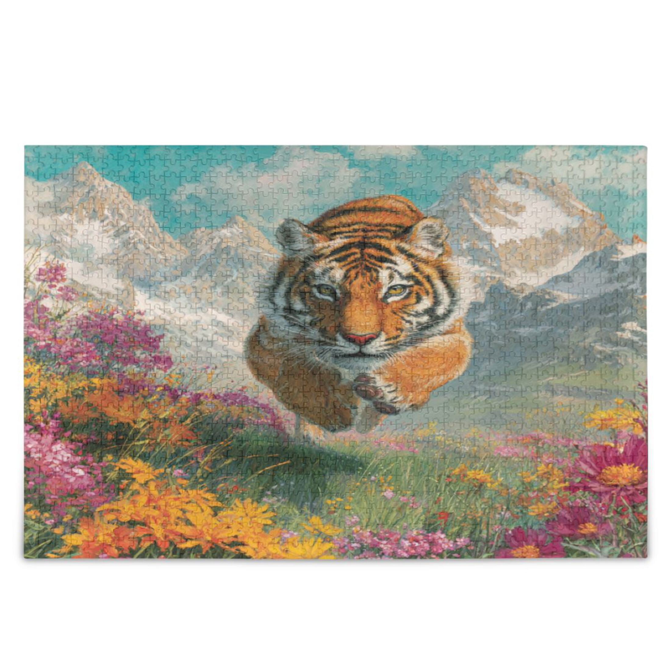 Buffalo Games Three Cats in the Garden 750-Piece 24 x 18-Inch