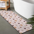 thumbnail image 2 of Pink Boho Bohemia Rainbow Shapes Dots Pattern Bathroom Rugs Mat,Non Slip Microfiber Bathroom Rug,Rubber Backing,Soft Bathroom Mats for Bathroom Floor,Tub and Shower,47x17in(120x43cm), 2 of 5