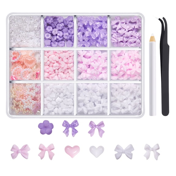 1Box Nails Charm Nails Rhinestones for Women Nails Decoration Nails Art Projects Embellishment Crafts Accessories