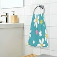 thumbnail image 3 of Yayeee 100% Cotton Hand Towels for Bathroom 16" x 28" Soft Absorbent Kitchen Towel, Small Daisy, 3 of 7