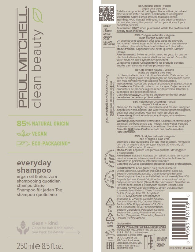 Paul Mitchell Clean Beauty Everyday Shampoo, 8.5 oz.