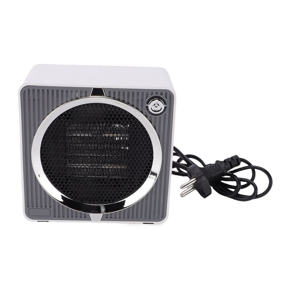 Portable Mini Desktop Electric Space Heater Quiet PTC Fast Heating Fan for Office Bedroom Bathroom Indoor Use