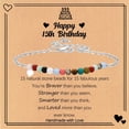 thumbnail image 6 of Top-kevin Birthday Gifts for Women Her, Colorful Natural Beads Stone Birthday Bracelet Gifts with Birthday Card for Women Her Daughter Wife Mom Best Friend, 6 of 10