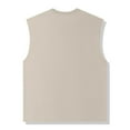 thumbnail image 4 of hoksml Men Athletic Tank Summertime Solid Color Crew Neck Casual Sleeveless Tops Exercise Waistcoat Cotton T-shirt Top, 4 of 6