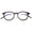 Black Gold / Clear, variant on Vintage Inspired Horn Rimmed Glasses Ultra Thin Arms Round Clear Lens 48mm (Black Gold / Clear)