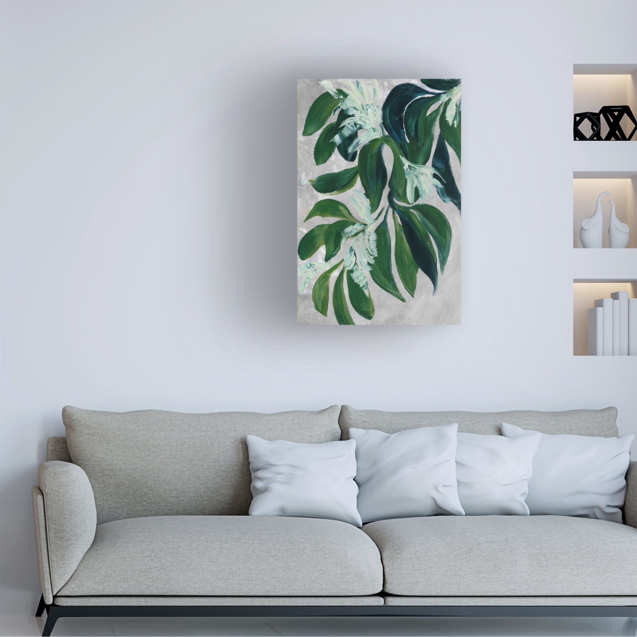 Rosana Laiz Blursbyai 'Yoon leaves' Canvas Art