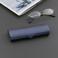 thumbnail image 1 of Estuche para gafas de metal ligero, pequeño y portátil, estuche para gafas de aleación de aluminio esmerilado, 1 of 3
