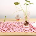 thumbnail image 2 of Nikou Mantel Runner - Forma de rectángulo Fieltro Mantel Runner Manteles Individuales Manteles Decoraciones for el hogar (Color : Rosado), 2 of 5