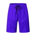 thumbnail image 5 of 2 Piece Short Sets for Men Summer Beach Outfits Striped Texture Zipper Shirts & Shorts Casual Vacation Set, 5 of 5