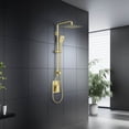 thumbnail image 3 of Kibi Cube Pressure Balanced 2-Function Shower Column with Rough In Valve, 3 of 3