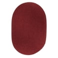 thumbnail image 2 of Rhody Rug S005R036X060 Solid 3x5 Rug Colonial Red, 2 of 2