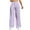D-Purple, variant on Wyobmus Women's Dress Pants Stretchy Straight Leg Work Pants Business Office Loose Casual Cropped Slacks with Pockets Gray