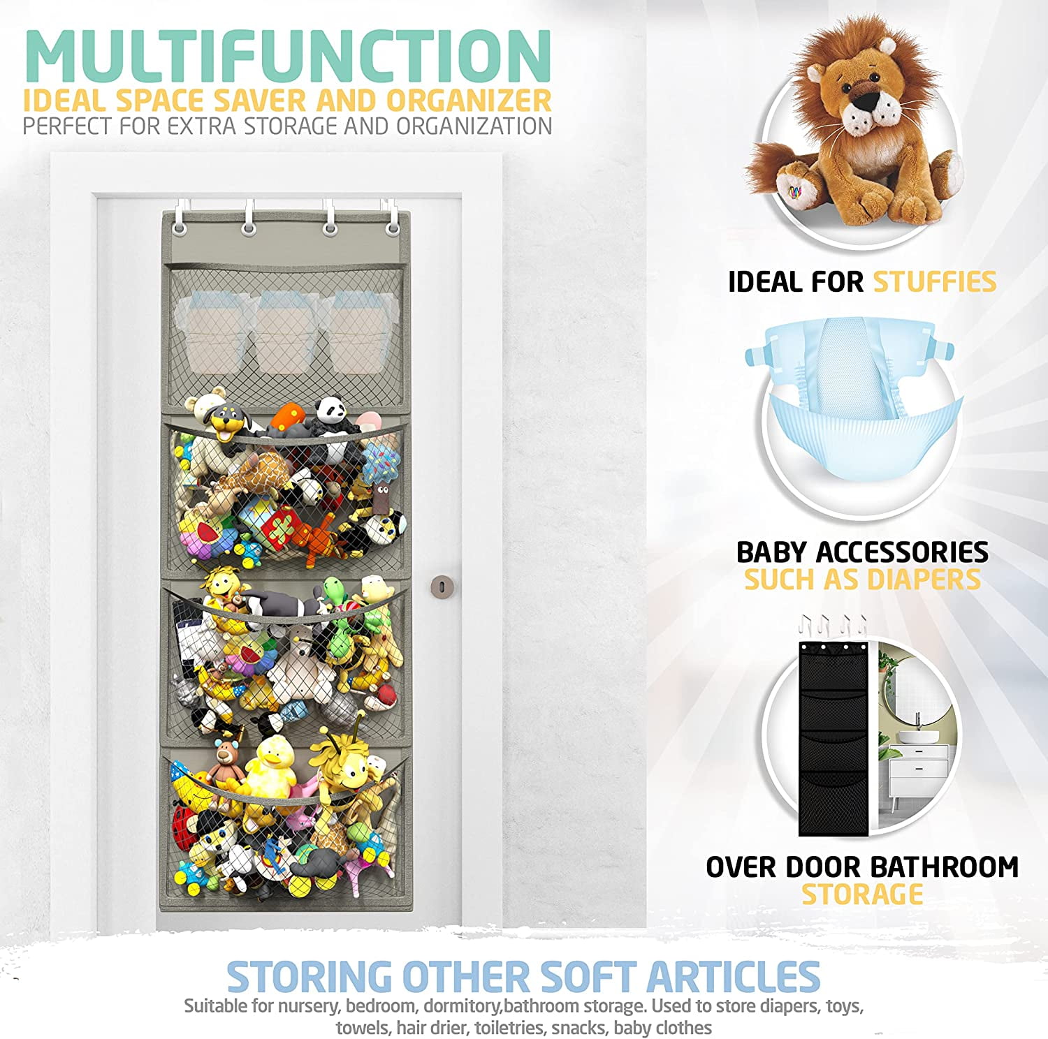 Baby Products Online - Storage for stuffed animals, over-the-door
