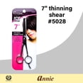 thumbnail image 4 of Annie Ice Tempered Stainless Steel Hair Thinning Shears 7" 5028, 4 of 5