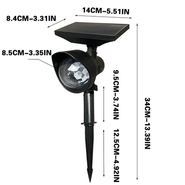Decoraciones de Navidad Al Aire Libre Luzes Del Proyector de Navidad Solar con Control Remoto Luzes Led Coloridas Rojo Y Verde Decoración Impermeable Al Aire Libre Ip65 para la Fiesta de Vacaciones De