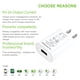 thumbnail image 4 of Adaptador de cargador universal de 5V 2A Enchufe de EE. UU. Pared USB, 4 of 8