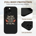 thumbnail image 2 of Lightweight iPhone 15 Pro Case - Yellowing Resistant with Unique Decorative Orange Leaf Pattern and Humorous Text Design, 2 of 6