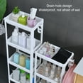 thumbnail image 3 of Estante de Torre de Baño Organizador de Plástico Estantería Multifuncional para Sala de Estar Dormitorio Cocina ANGGREK Otros, 3 of 8